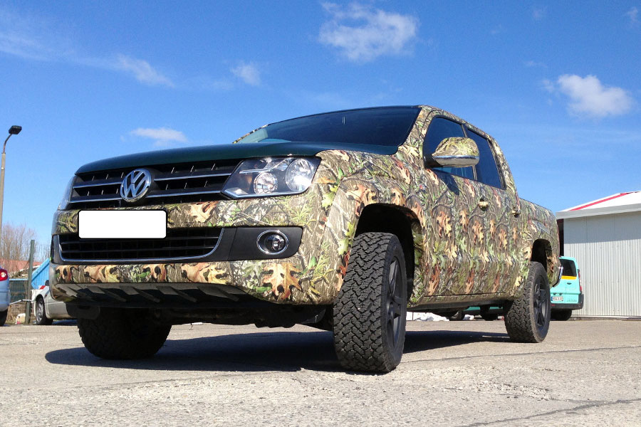 Amarok Folierung Laubdesign
